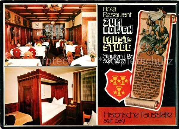 Staufen Breisgau Hotel Restaurant Zum Löwen