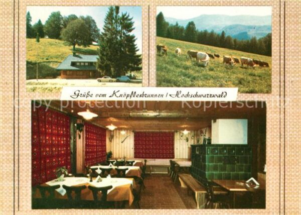 Utzenfeld Schwarzwald Gasthaus Knöpflesbrunnen