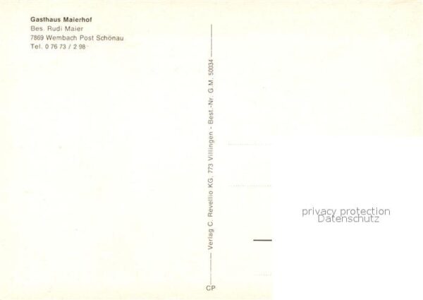 Wembach Schwarzwald Gasthaus Maierhof – Bild 2