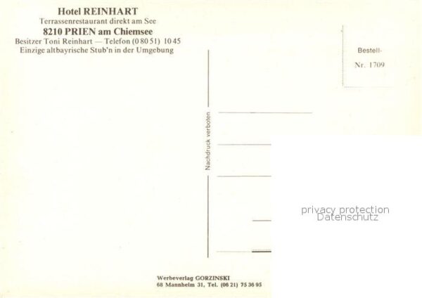 Prien Chiemsee Hotel Reinhart – Bild 2