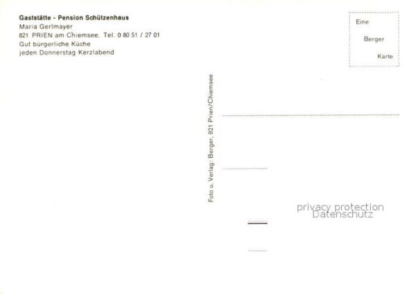 Prien Chiemsee Restaurant Pension Schützenhaus – Bild 2