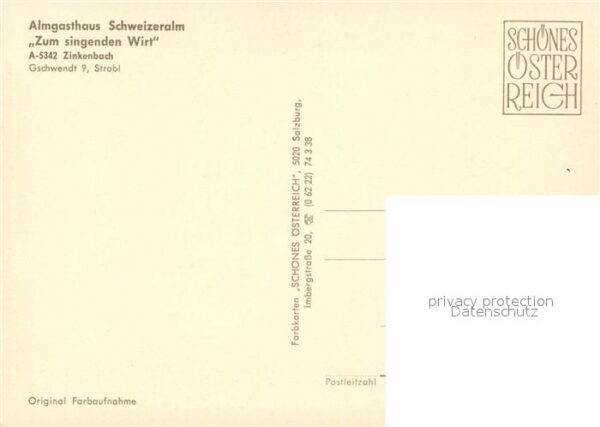 Zinkenbach Almgasthaus Schweizeralm zum singenden – Bild 2
