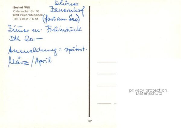 Prien Chiemsee Seehof Will – Bild 2