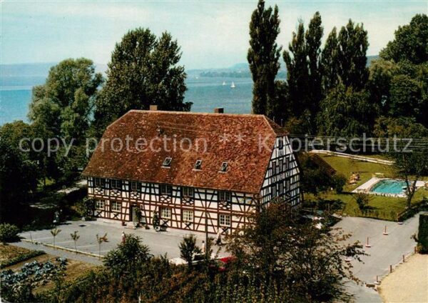 Seefelden Uhldingen-Muehlhofen Gasthaus Fischerhaus Fachwerk Pool Bode