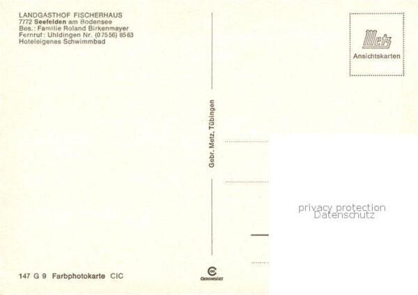 Seefelden Uhldingen-Muehlhofen Gasthaus Fischerhaus Fachwerk Pool Bode – Bild 2