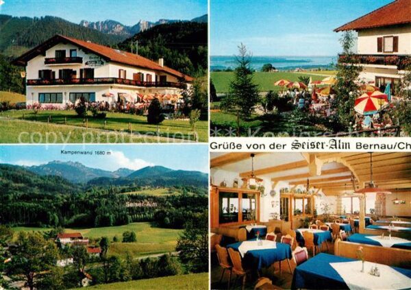 Bernau Chiemsee Seiseralm Restaurant Pension Cafe