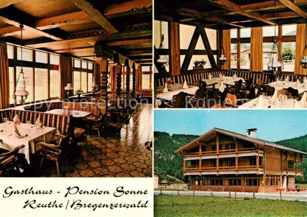 Reuthe Vorarlberg Gasthaus Pension Sonne