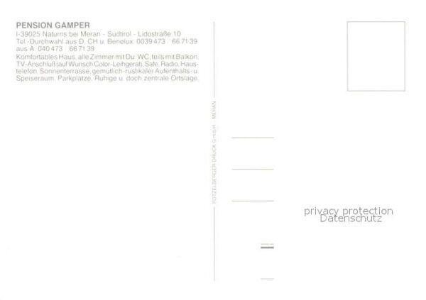 Naturns Pension Gamper – Bild 2