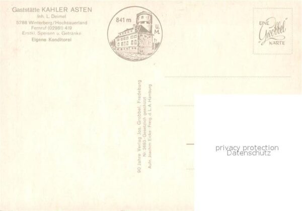 Winterberg Hochsauerland Fliegeraufnahme Restaurant Kahler Asten – Bild 2