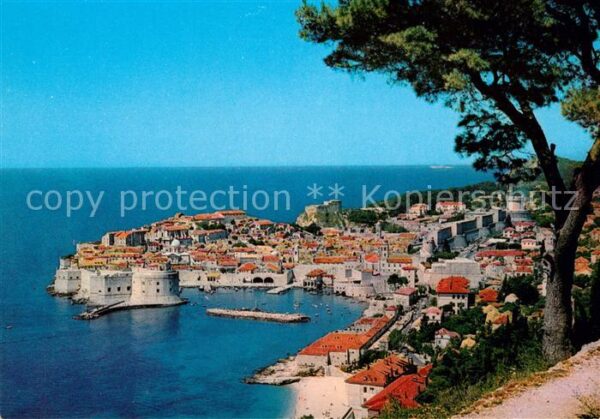 Dubrovnik Ragusa Hafenpartie