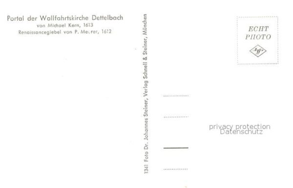 Dettelbach Portal der Wallfahrtskirche – Bild 2
