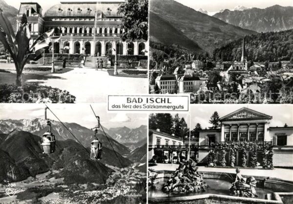 Bad Ischl Salzkammergut Kurhaus Seilbahn Panorama Theater
