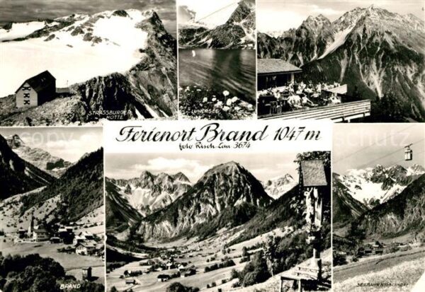 Brand Bludenz Strassburger Hütte Lunersee Ortsansicht
