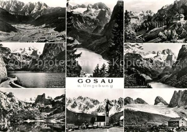 Gosau Oberoesterreich Gosautal Gosausee Minigolf Kirche Gable