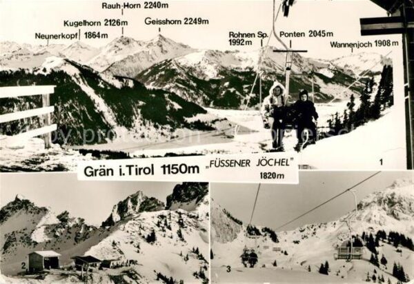 Graen Tirol Talblick Bergstation Füssener Älpele Sc