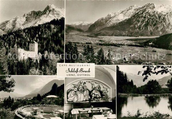 Lienz Tirol Schloss Bruck Panorama Terrasse Cafe Re
