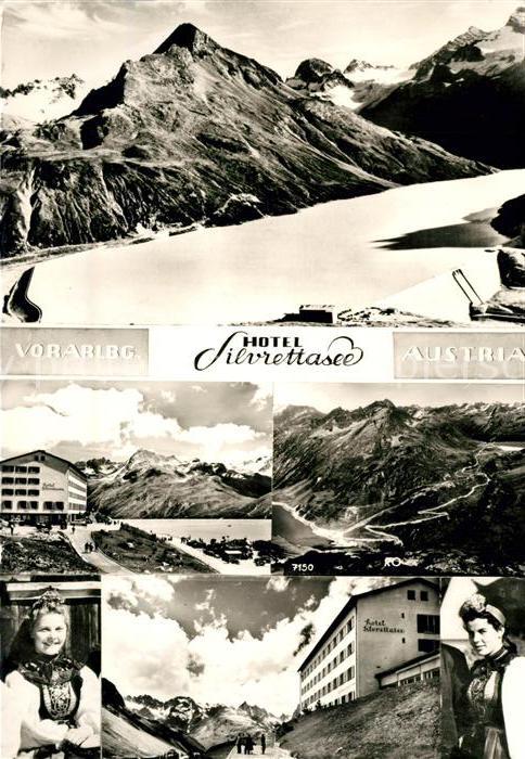 Vorarlberg Hotel Silvrettasee Panorama Trachtenmäd