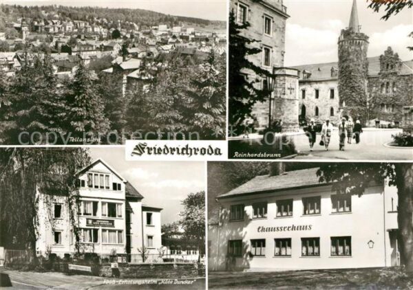 Friedrichroda Panorama Reinhardsbrunn FDGB Erholungsh