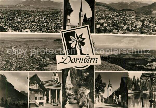 Dornbirn Vorarlberg Panorama Theater Seilbahn Wasserfall Ki