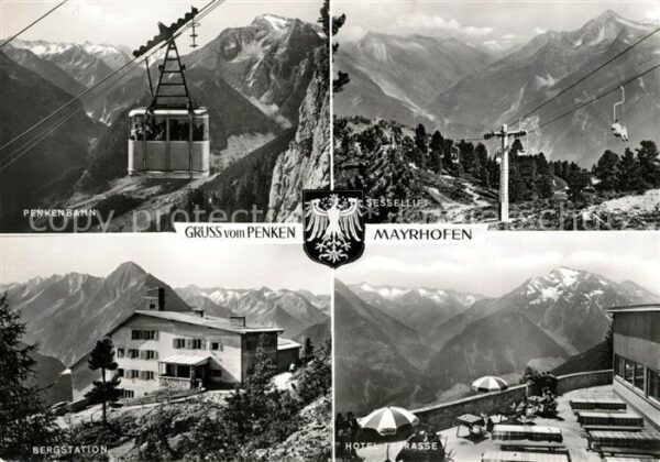Mayrhofen Zillertal Penkenban Sessellift Bergstation Hotel