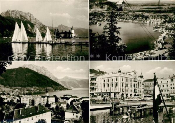 Gmunden Salzkammergut Seeschloss Ort Grünbergseilbahn Traunst