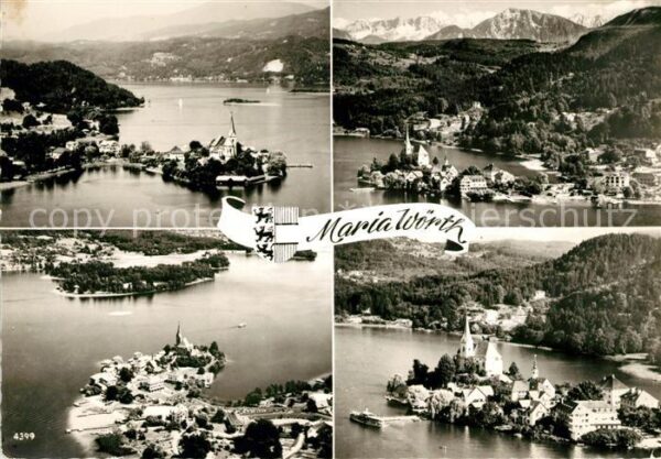 Maria Woerth Woerthersee Panorama Teilansichten