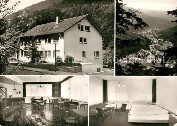 Bad Herrenalb Landhaus Margareta Gastraum Zimmer Pano
