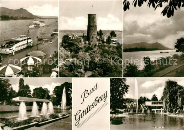 Bad Godesberg Rheinpartie Godesburg Hotel Wasserspiel