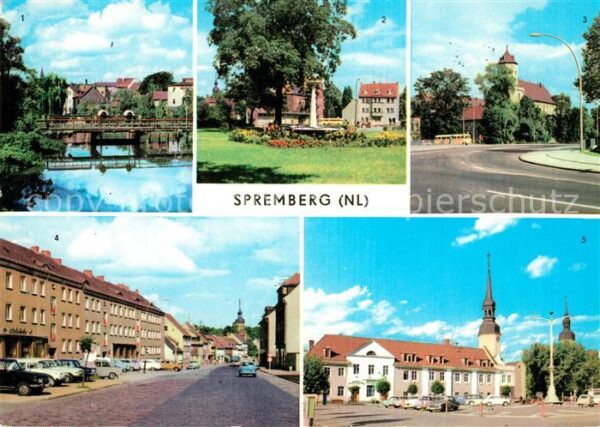 Spremberg Niederlausitz Spreepartie Busbahnhof Schloss Grad Cla