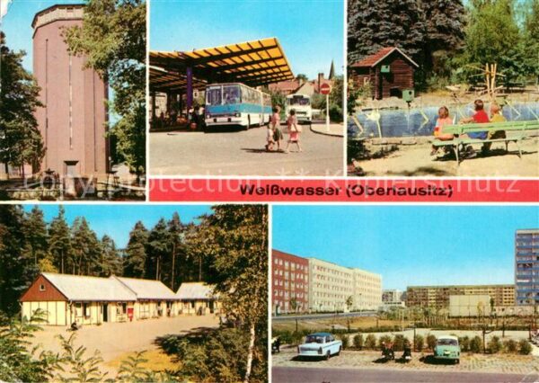 Weisswasser Oberlausitz Wasserturm Busbahnhof Tierpark Pionierl