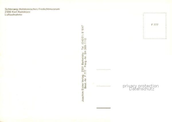 Rammsee Kiel Schleswig Holst Freilichtmuseum Flieger – Bild 2