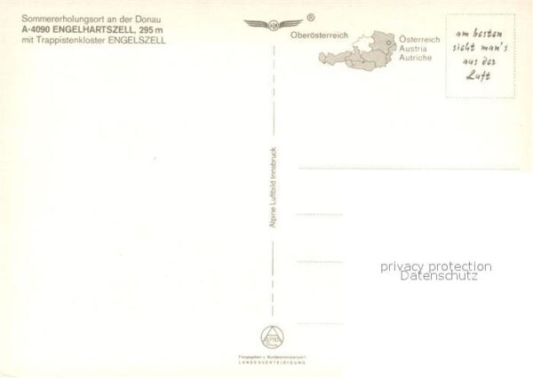 Engelhartszell Donau Oberoesterreich Stift Engelszell Fliegeraufnahme – Bild 2