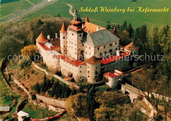 Kefermarkt Schloss Weinberg Fliegeraufnahme