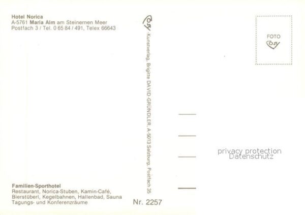 Maria Alm Steinernen Meer Hotel Norica – Bild 2