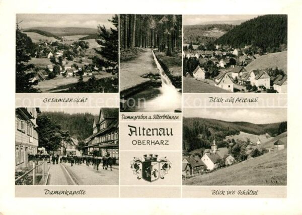 Altenau Harz Panorama Ortsansicht Damenkapelle Schul