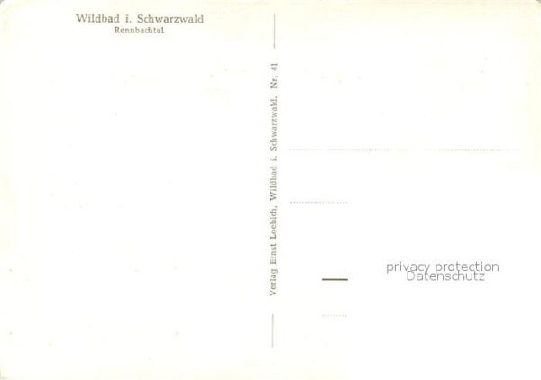 Wildbad Schwarzwald Rennbachtal – Bild 2
