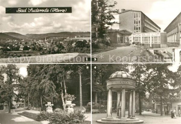Bad Suderode Panorama Kuranlage Sanatorium Willy Aga