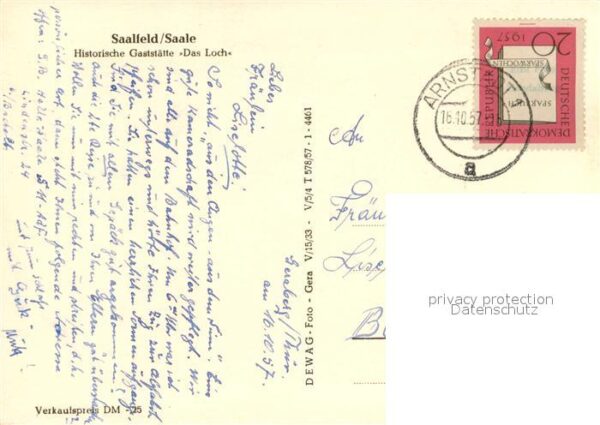 Saalfeld Saale Gaststätte Das Loch – Bild 2