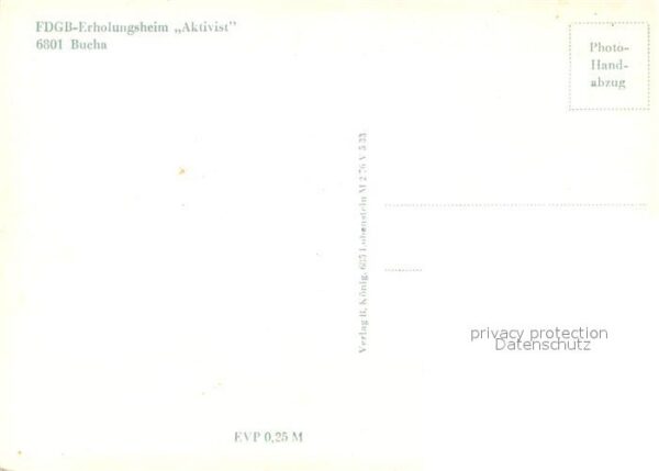 Bucha Unterwellenborn FDGB Erholungsheim Aktivist – Bild 2