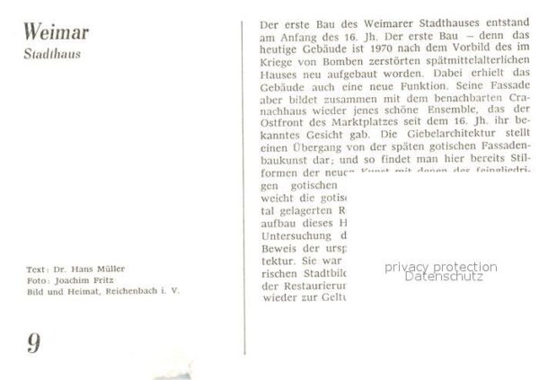 Weimar Thueringen Stadthaus – Bild 2