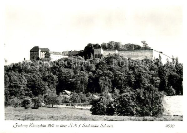 Saechsische Schweiz Festung Königstein