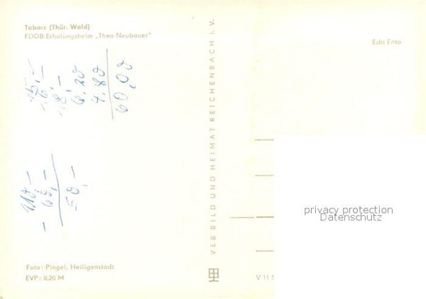 Tabarz FDGB Erholungsheim Theo Neubauer – Bild 2