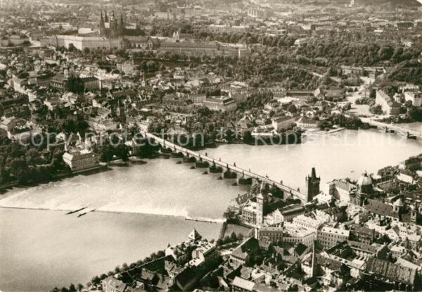 Prag Prahy Prague Fliegeraufnahme