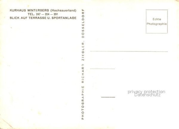 Winterberg Hochsauerland Kurhaus Terrasse und Sportanlage – Bild 2