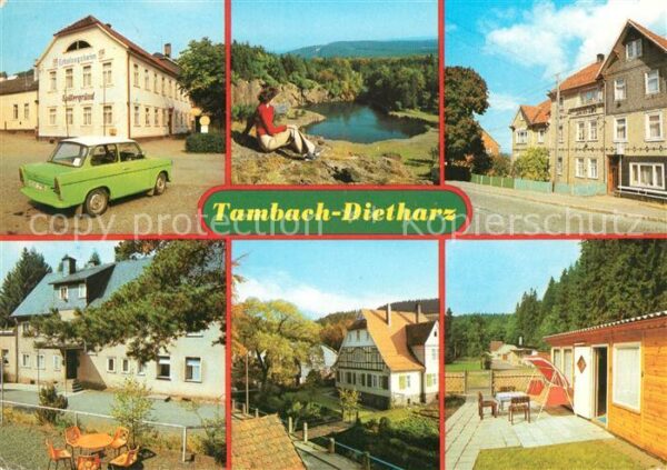 Tambach-Dietharz Erholungsheim Kratersee Trabant Waldbau