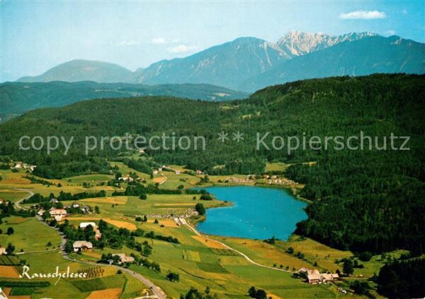 Kaernten Rauschelesee Fliegeraufnahme