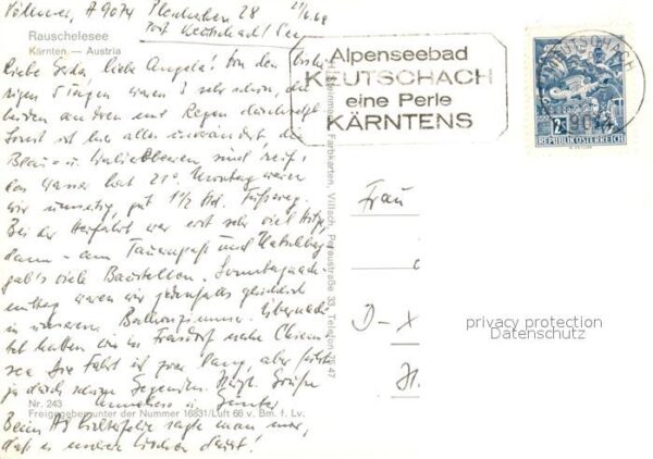 Kaernten Rauschelesee Fliegeraufnahme – Bild 2