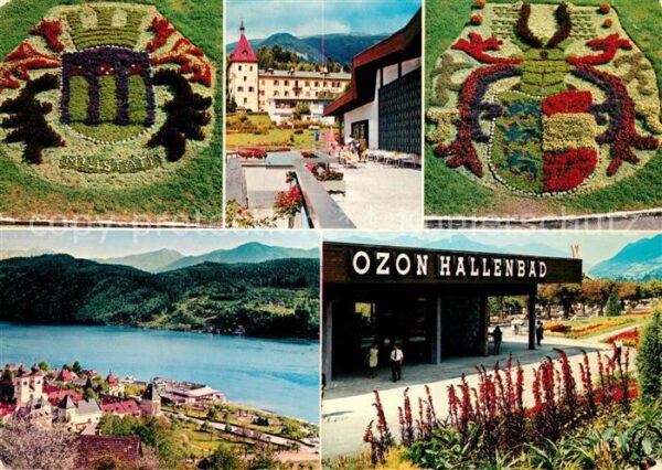 Millstatt Millstaettersee Ozon Hallenbad Panorama Wappen