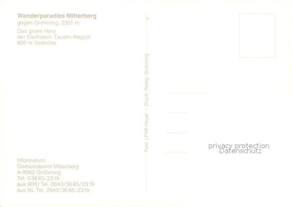 Mitterberg Steiermark Fliegeraufnahme Grimming – Bild 2