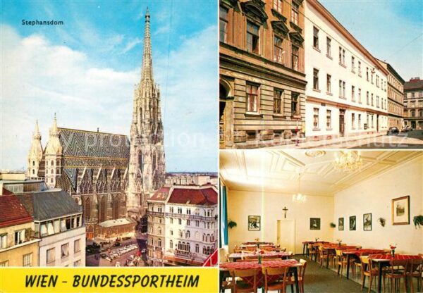 Wien Stephansdom Bundessportheim